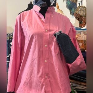 Custom Nordstrom Pink Dress Shirt men’s shirt made for a woman